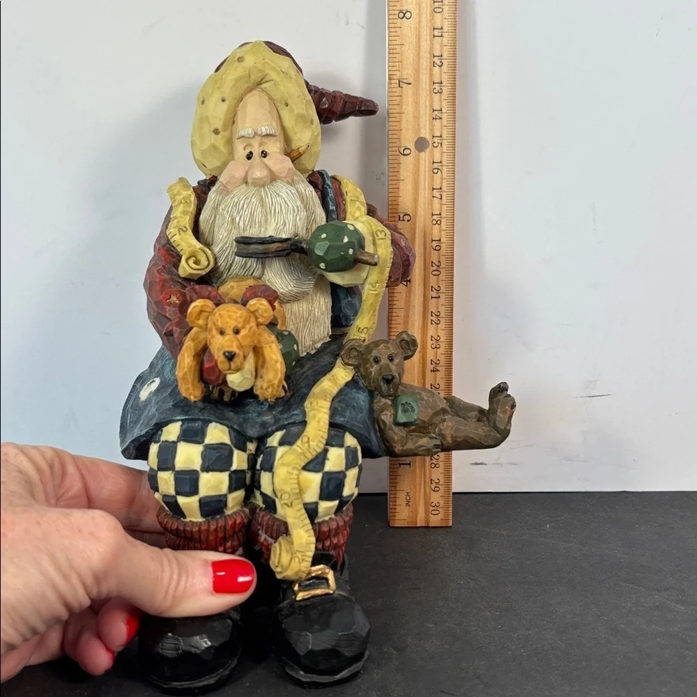 Boyds Carvers Choice Santa Shelf Sitter Figurine 1998 Limited Edition